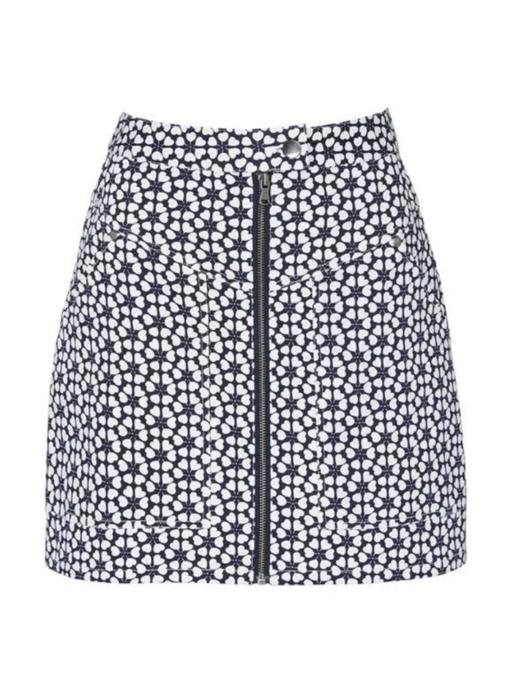 Rebecca Minkoff Navy Marigold Skirt - S